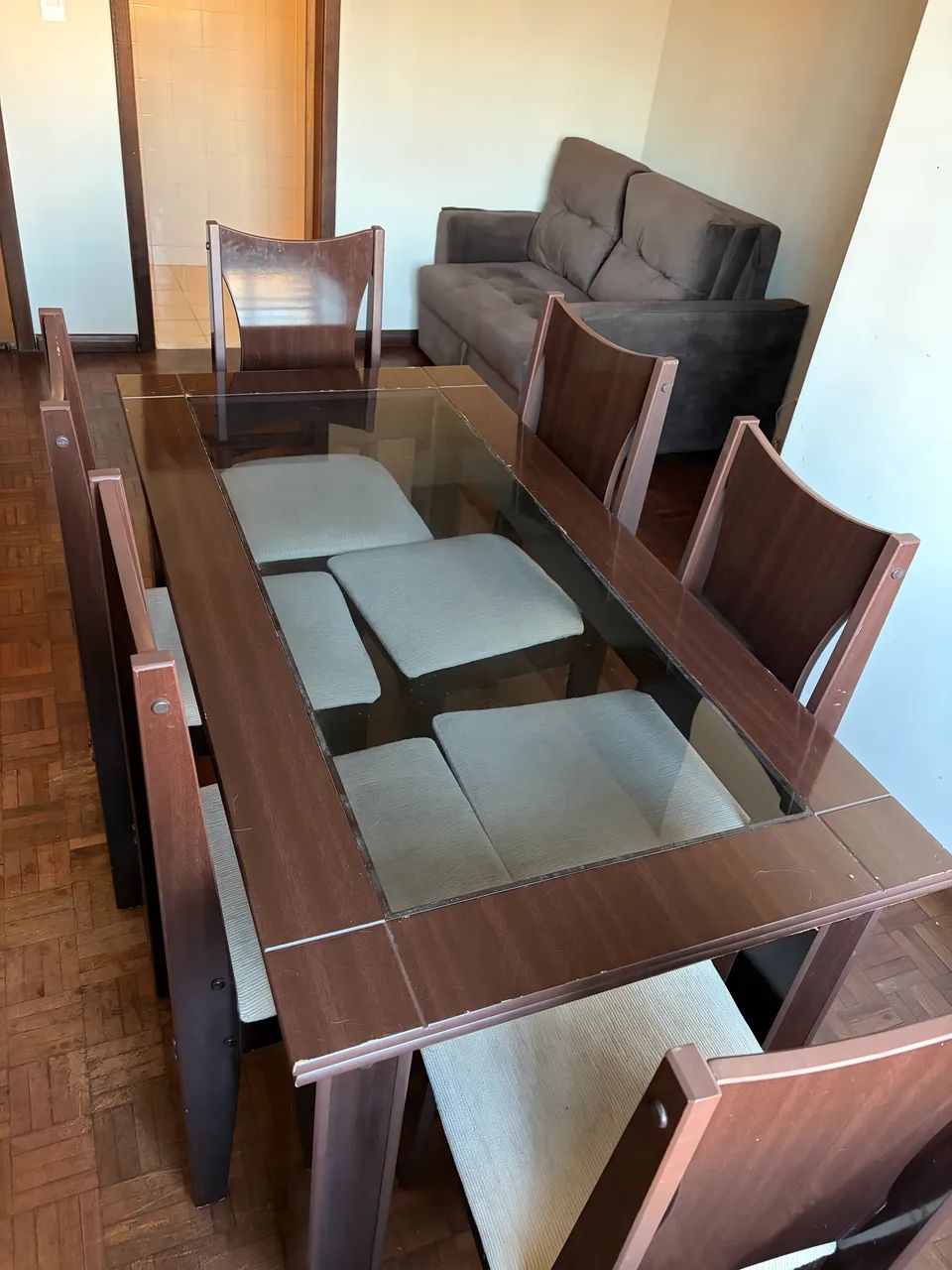 conjunto completo com mesa + 6 cadeiras - Foto 3