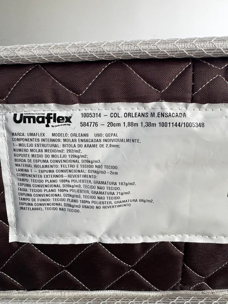 Cama  box Baú casal + colchão  