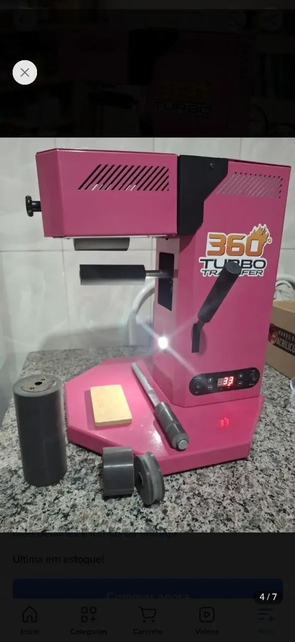 Transfer Giro Turbo 360° Painel Digital Completa - Foto 2