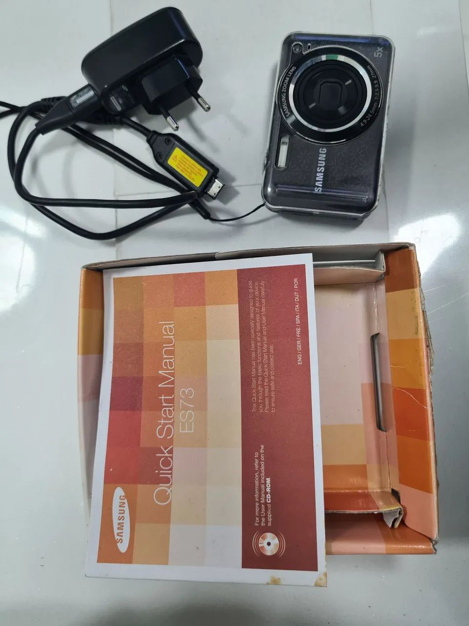 Câmera Digital Samsung ES73 Completa com Acessórios e Caixa - Foto 5