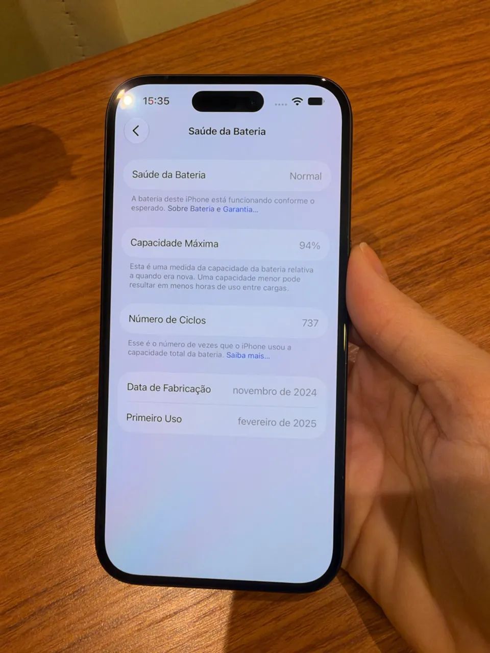 iPhone 16 Preto 128gb - Usado  - Foto 2