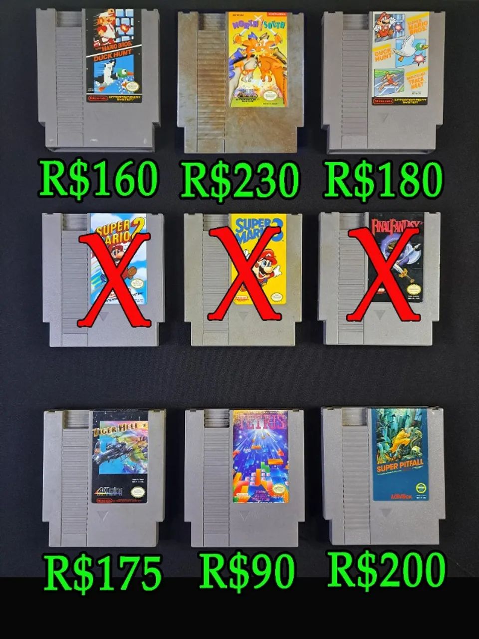 Jogos NES Originais Nintendo. Metroid, Metal Gear, Yo Noid,  - Foto 2