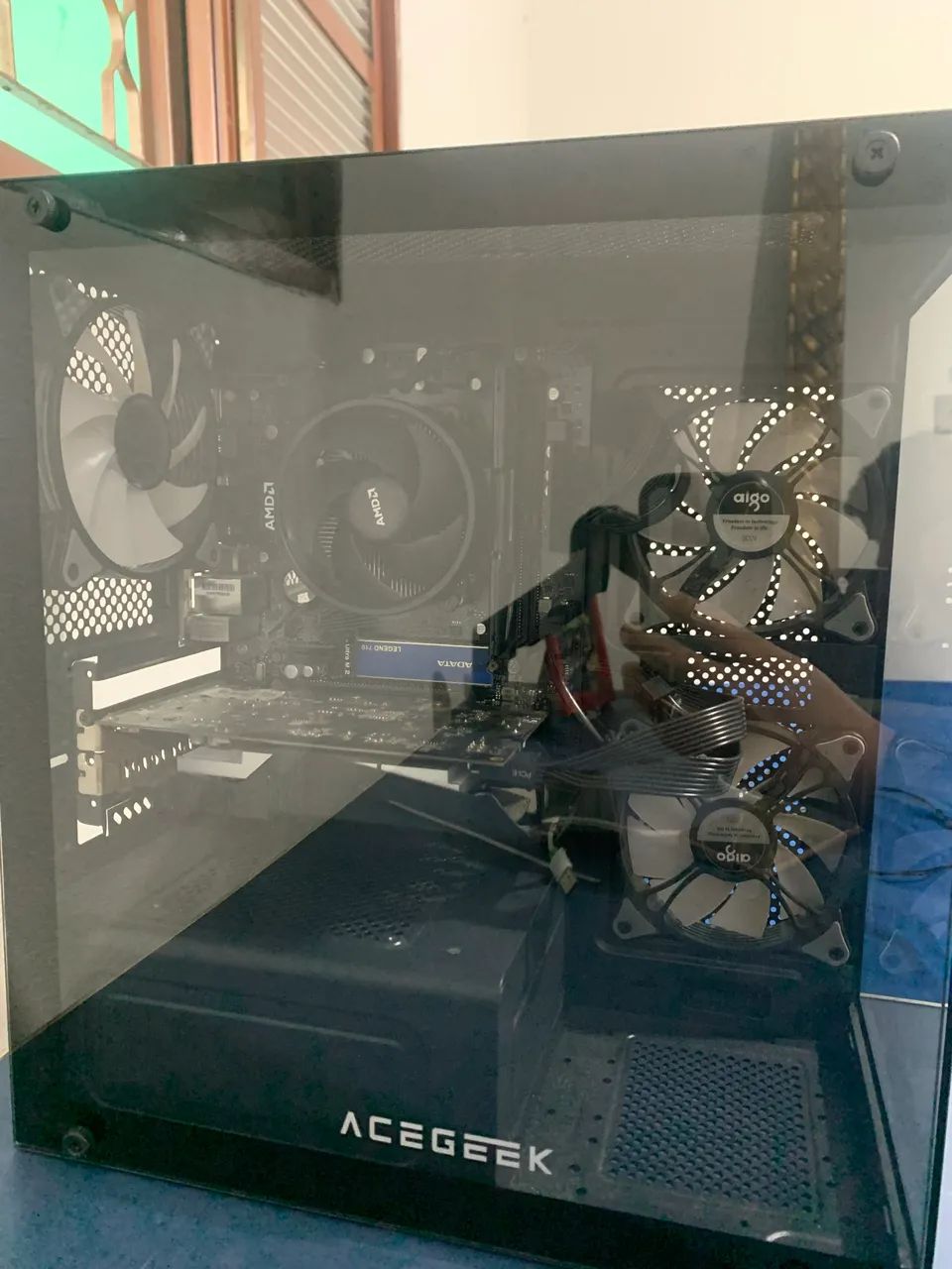 Vendo Pc Gamer ryzen 5600gt - Foto 4