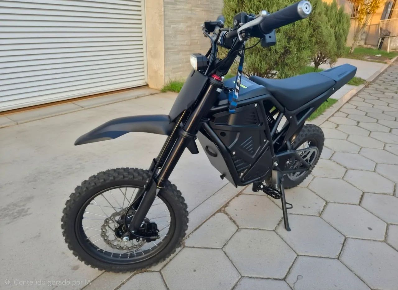 Bike elétrica estilo motocross Estoque em SP - Foto 4