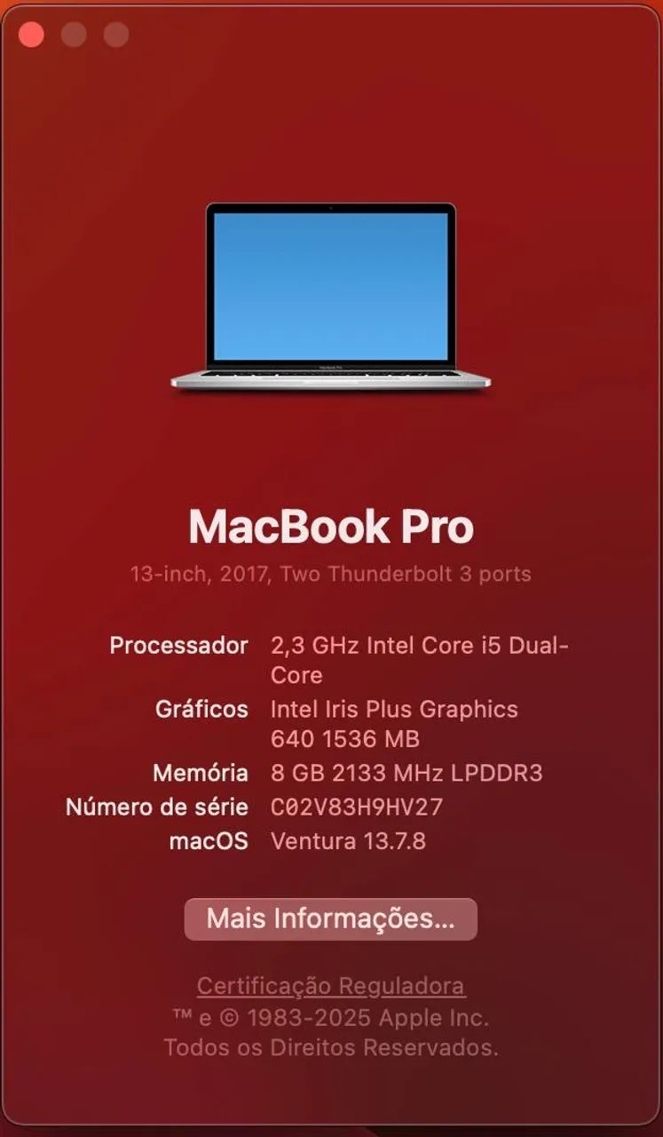 MacBook Pro 13 2017 - Notebooks - Conradinho, Guarapuava