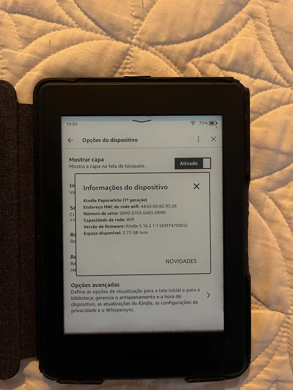 Kindle Paperwhite 7ª geração