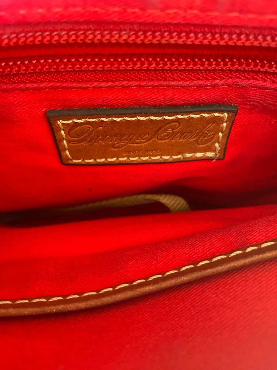 Bolsa dooney & bourke couro natural dos EUA   - Foto 4