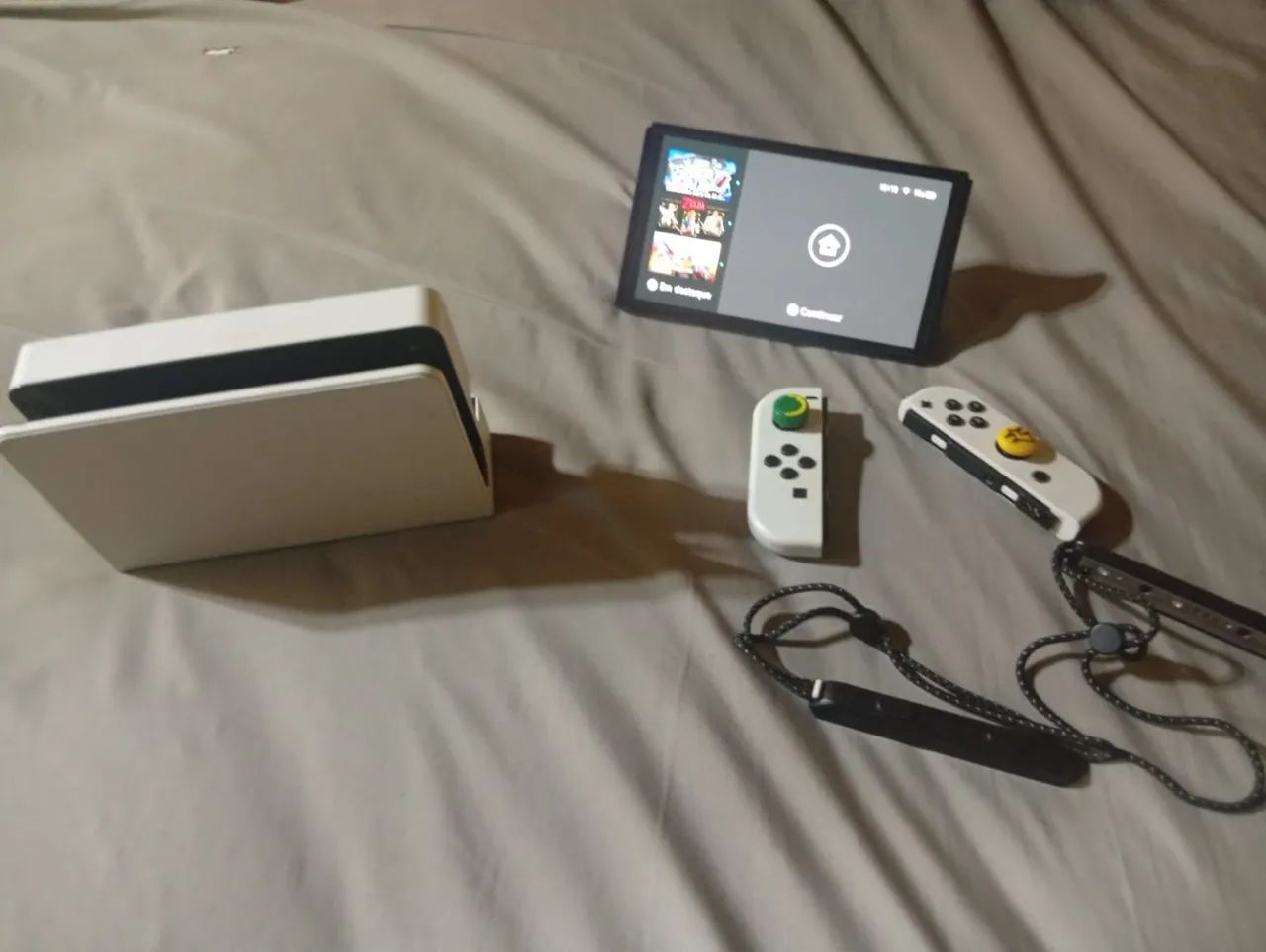 Nintendo switch OLED - COM GRIPS - COM CAIXA - Foto 3
