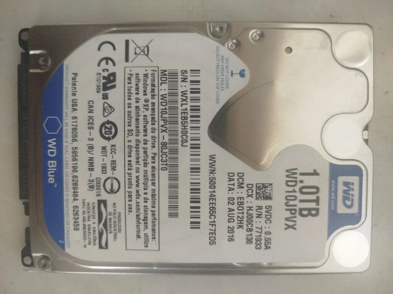 HD Notebook 1 TB 