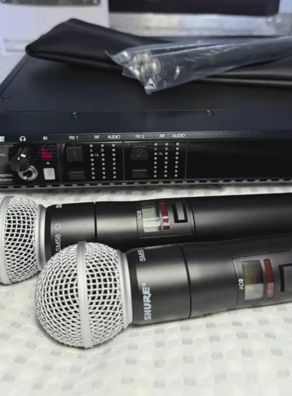 Microfone Shure Axient 2 bastões Talkback - Foto 2