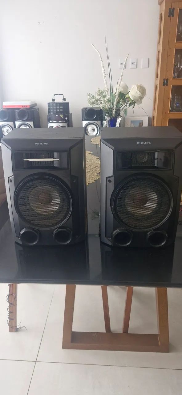 2 caixas de som Philips 