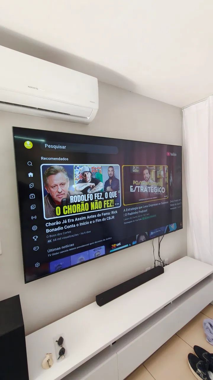 Tv Samsung 4k Crystal 85 Polegadas 4 meses de uso. - Foto 2