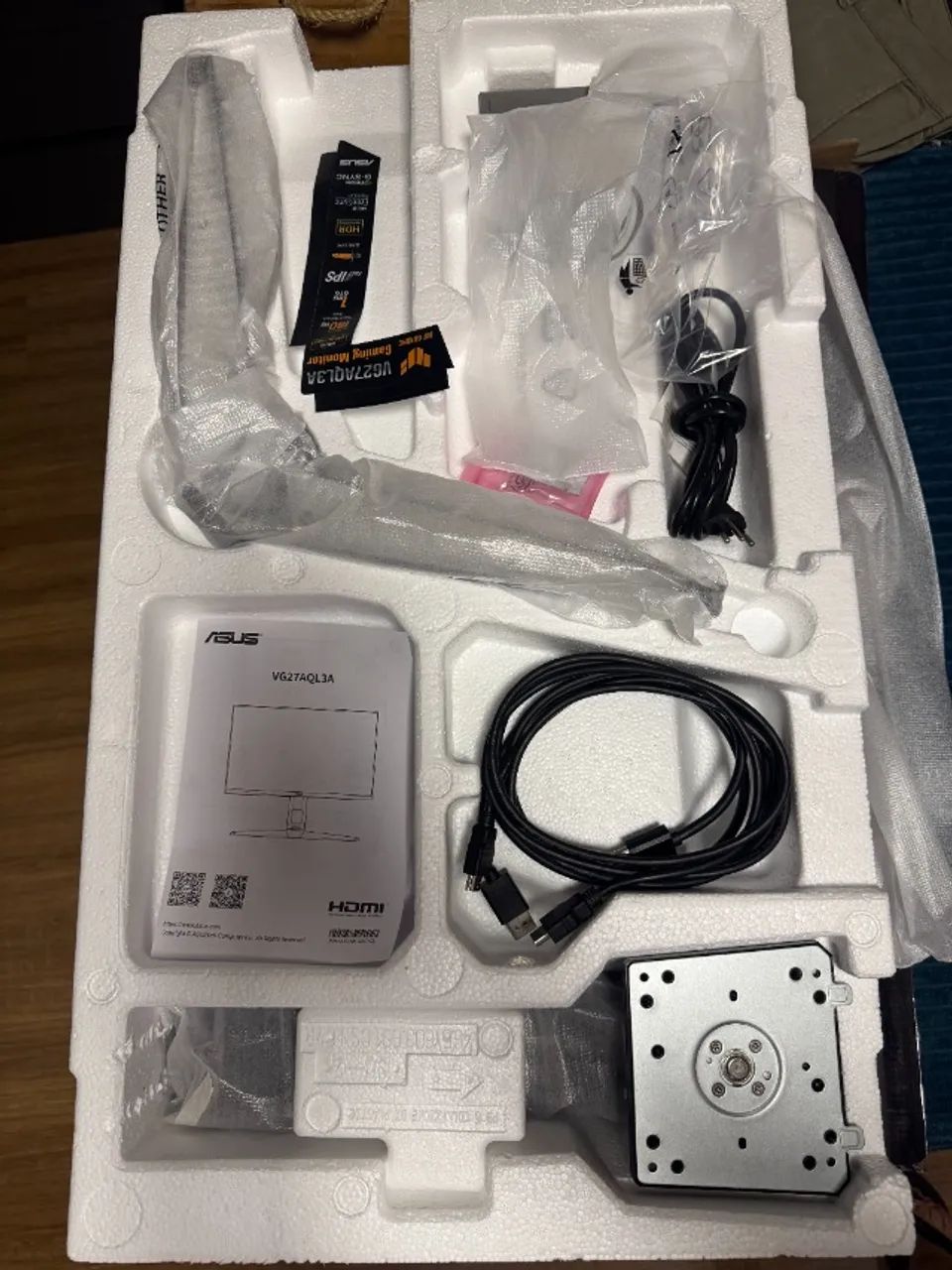 Monitor Gamer Asus Tuf VG27AQL3A 27" IPS Wqhd 180Hz 1ms HDR - Foto 5