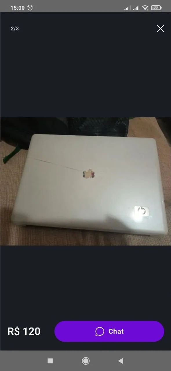 NOTEBOOK HP COM DEFEITO  - Foto 2