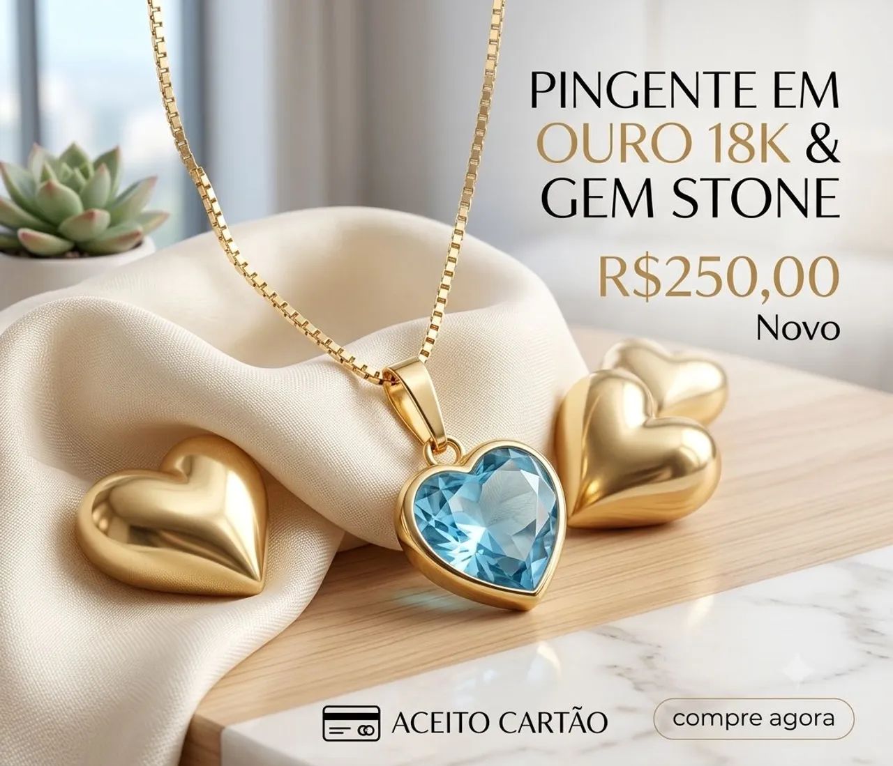 Pingente em ouro 18k 