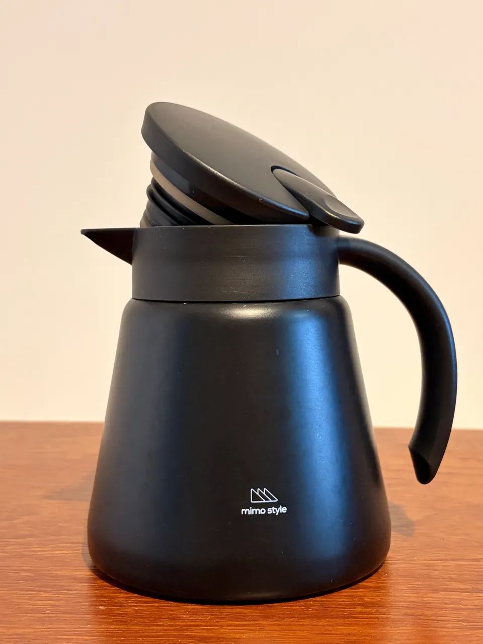 Garrafa Térmica Preta Inox