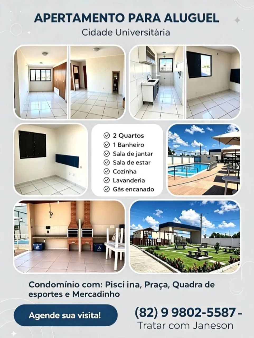 ALUGA-SE APARTAMENTO 