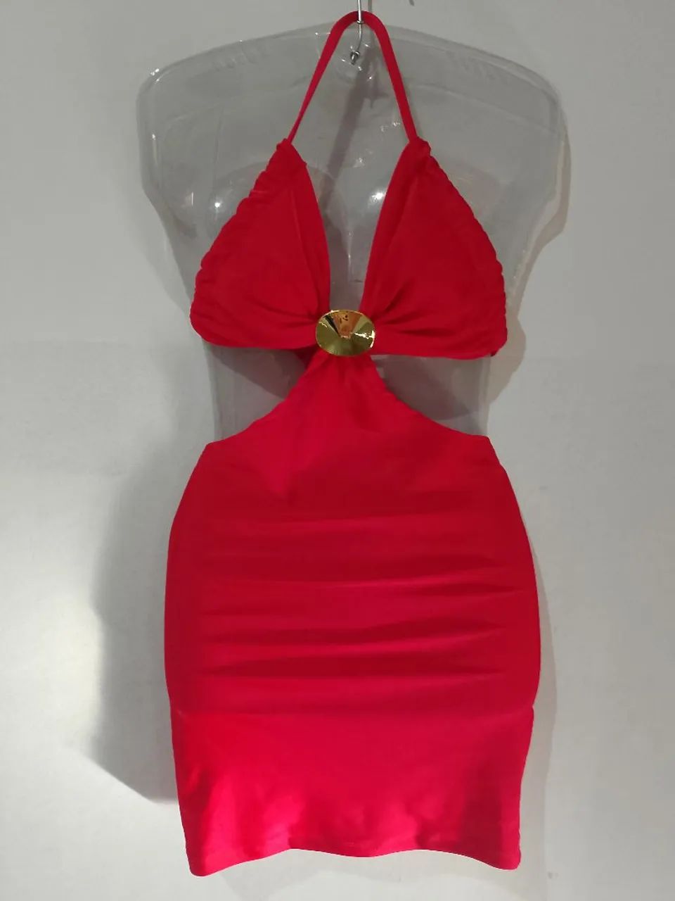 Vestido vermelho adulto 