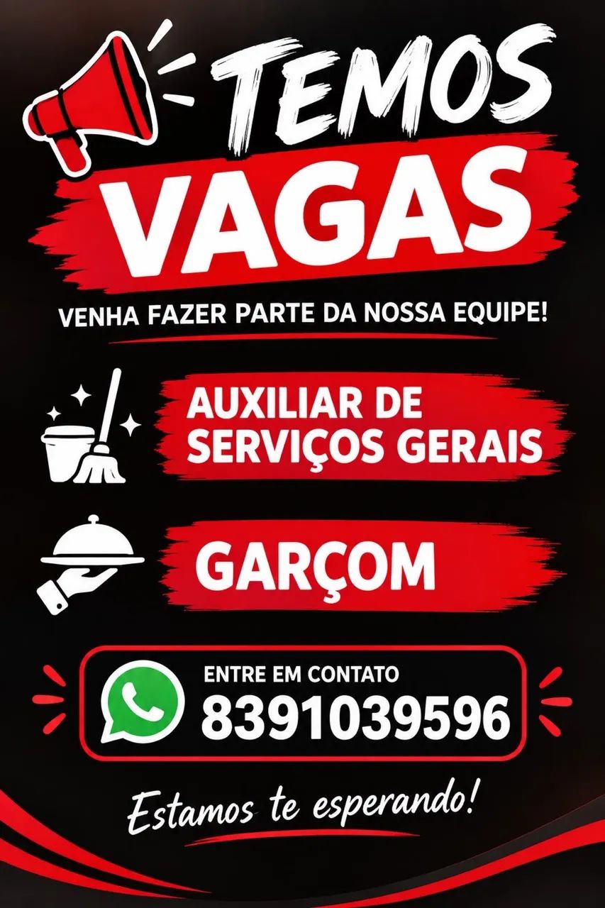 VAGAS DE EMPREGO