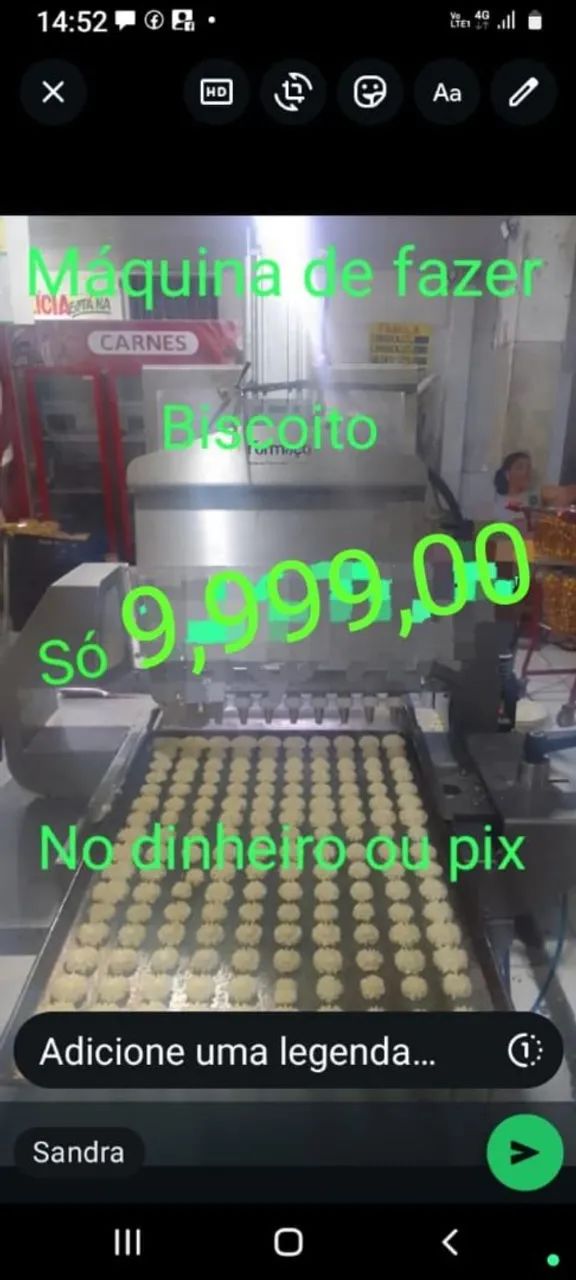 Maquina de fazer biscoito (pingadeiras)