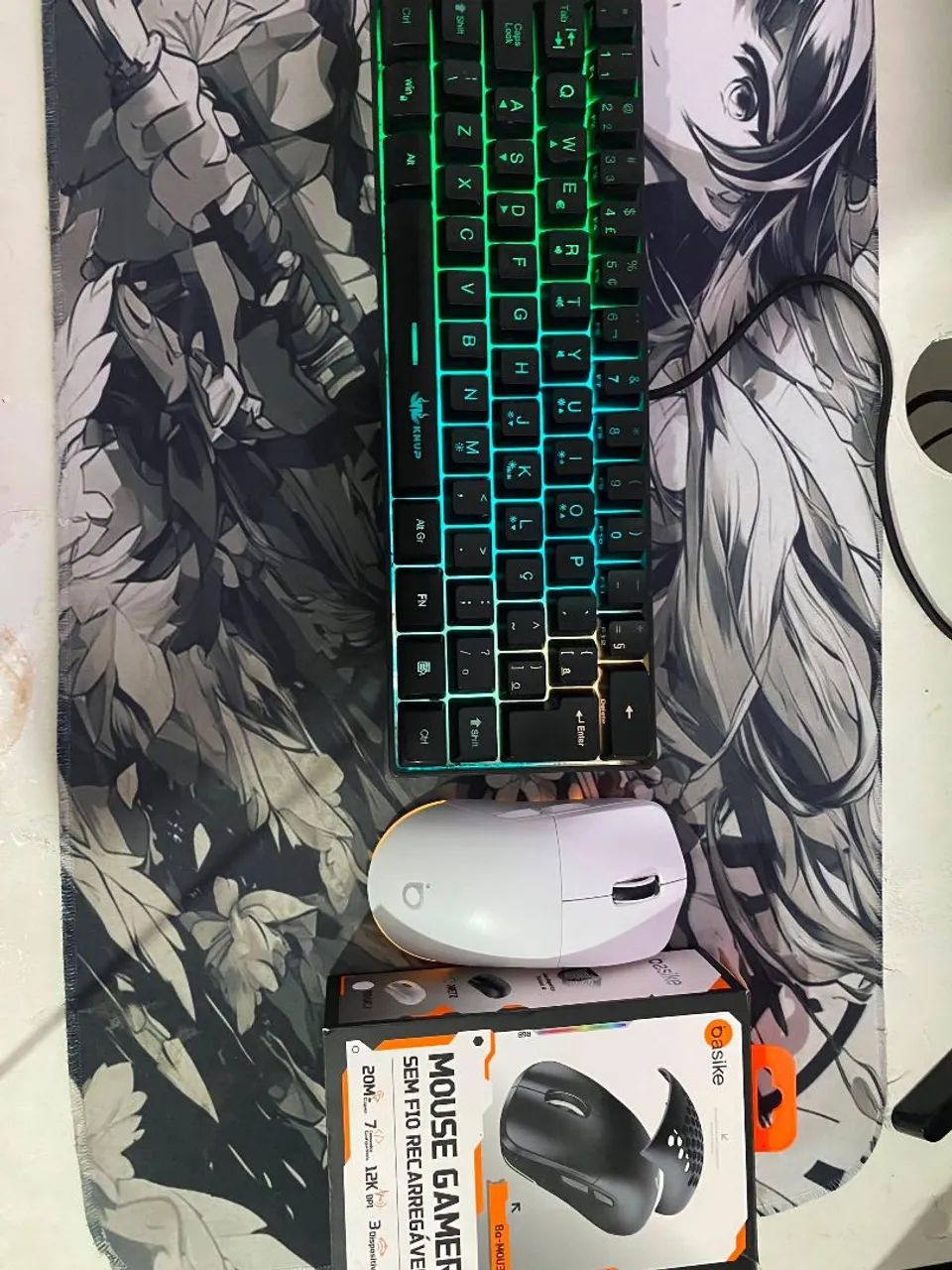 Mouse e teclado gamer