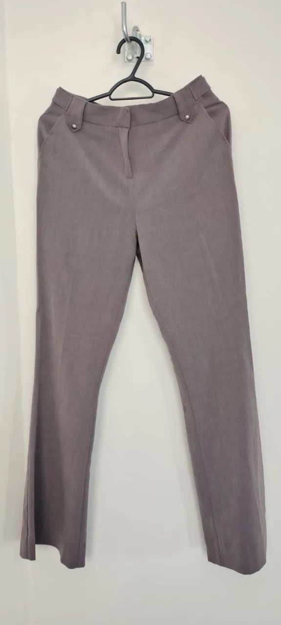 Calça Social Siberiam 36 Cinza - Foto 3