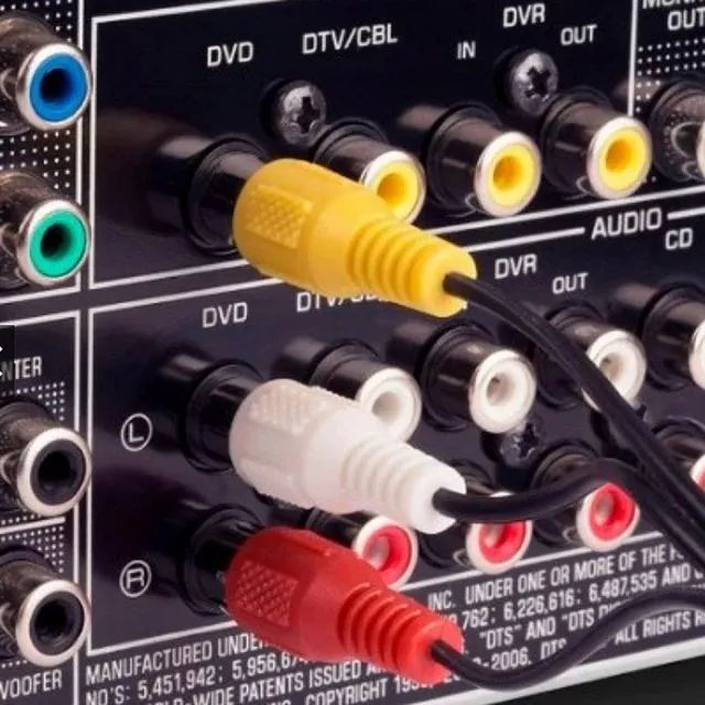 Cabo Audio Video Av 3 Rca Tv Dvd Game Som 2 Metros - Foto 6