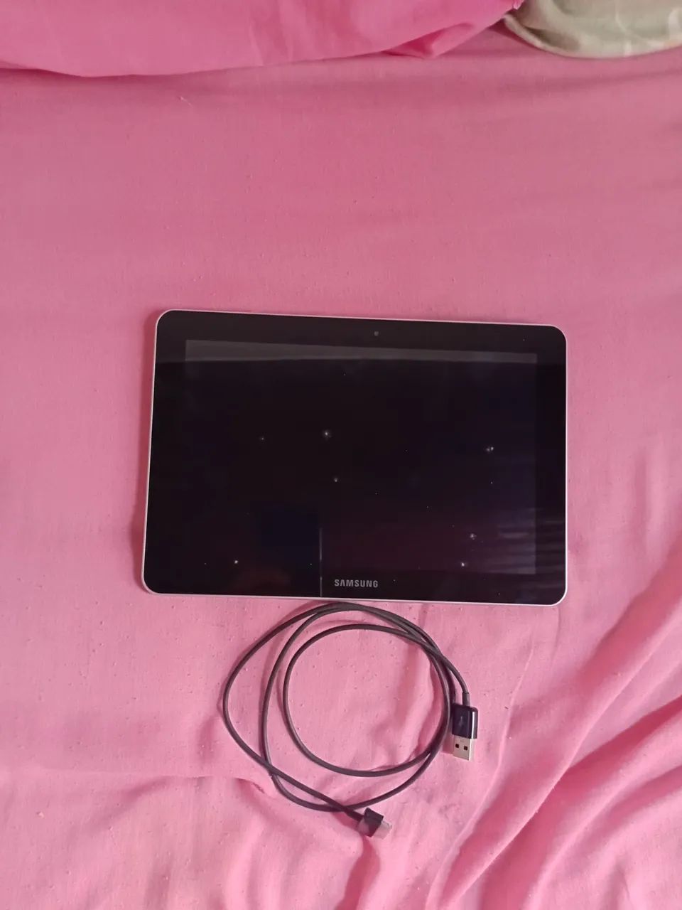 Vendo um tablets branco da Samsung cm defeito  mais o cabo. - Foto 4