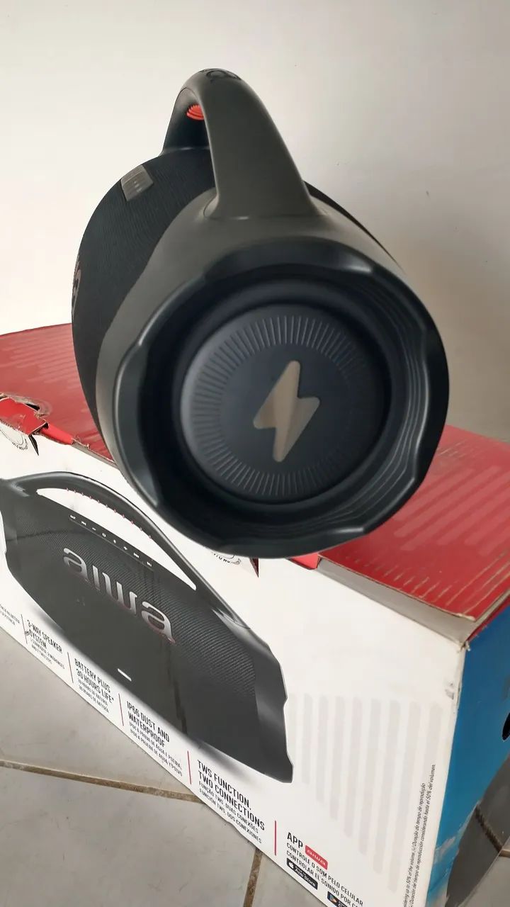Caixa de Som AIWA 200w Semi Nova  - Foto 2