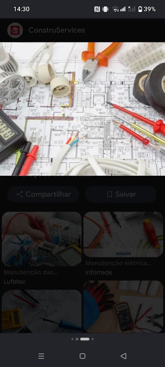 Manutenção elétrica casas comércio 