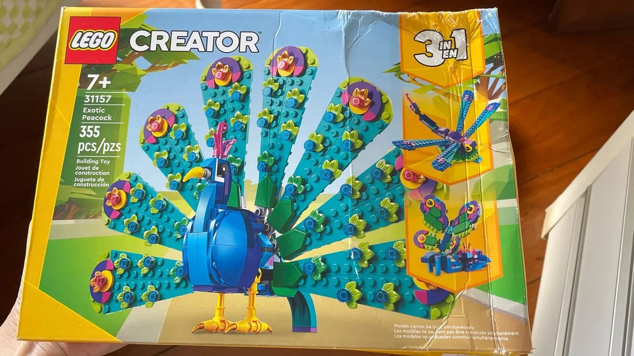LEGO Creator 3 em 1 Pavão Exótico