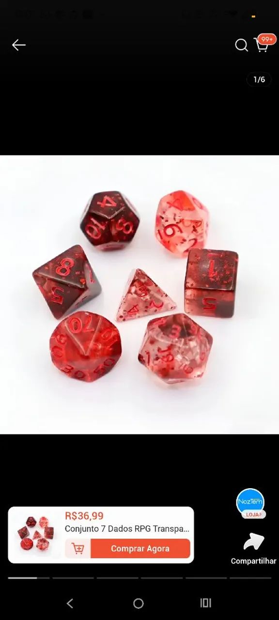 Dados de RPG customizados  - Foto 3