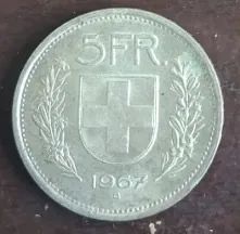 Duas moedas francesas
