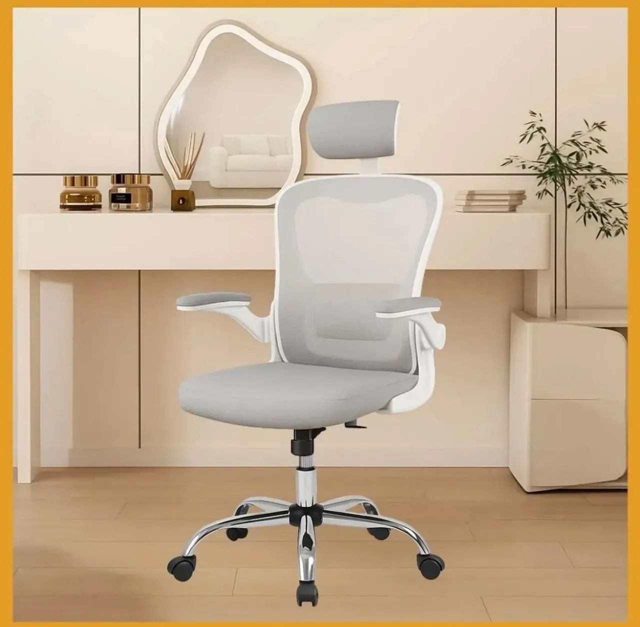 Cadeira ergonômica de escritório para trabalhar e estudar