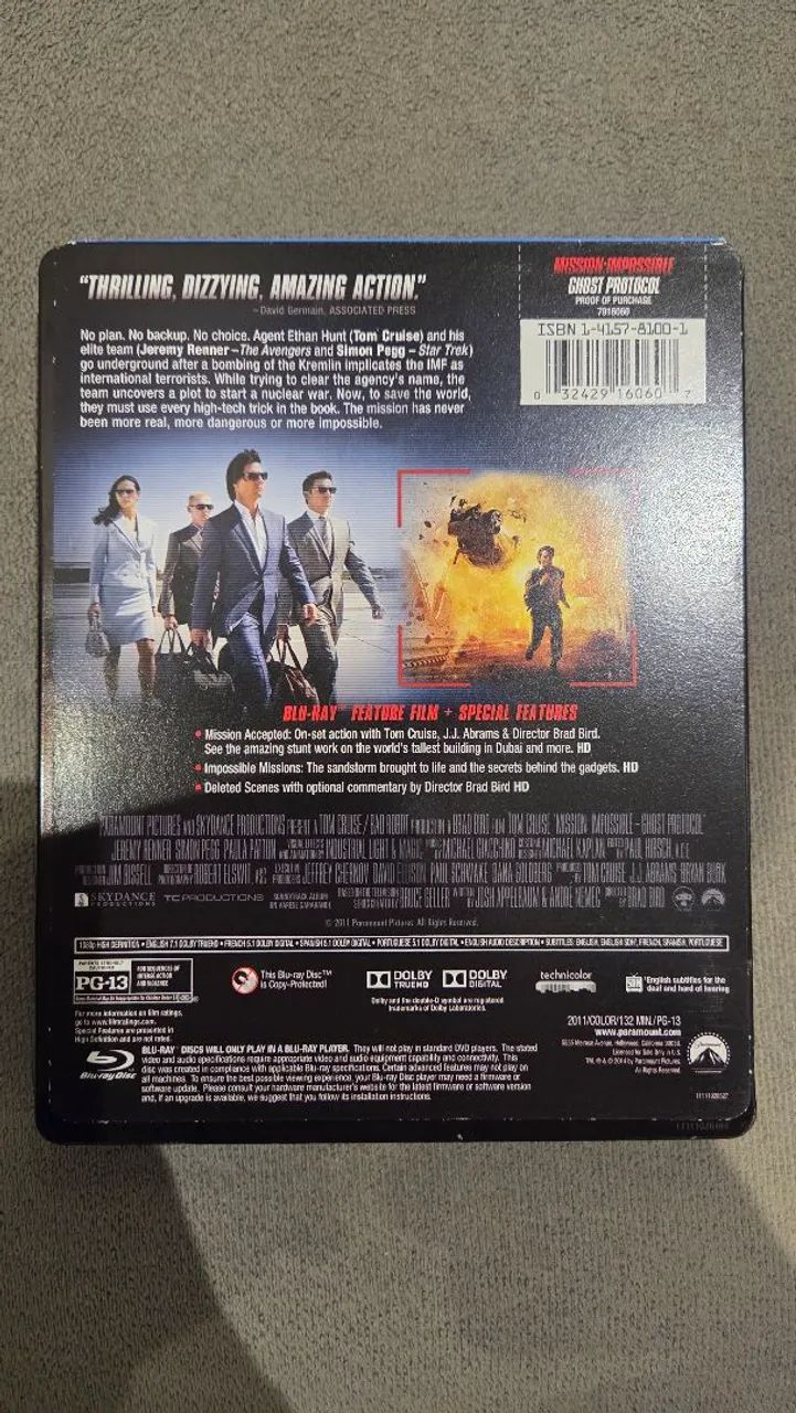 Steelbook Missão Impossível: Protocolo Fantasma - Foto 2