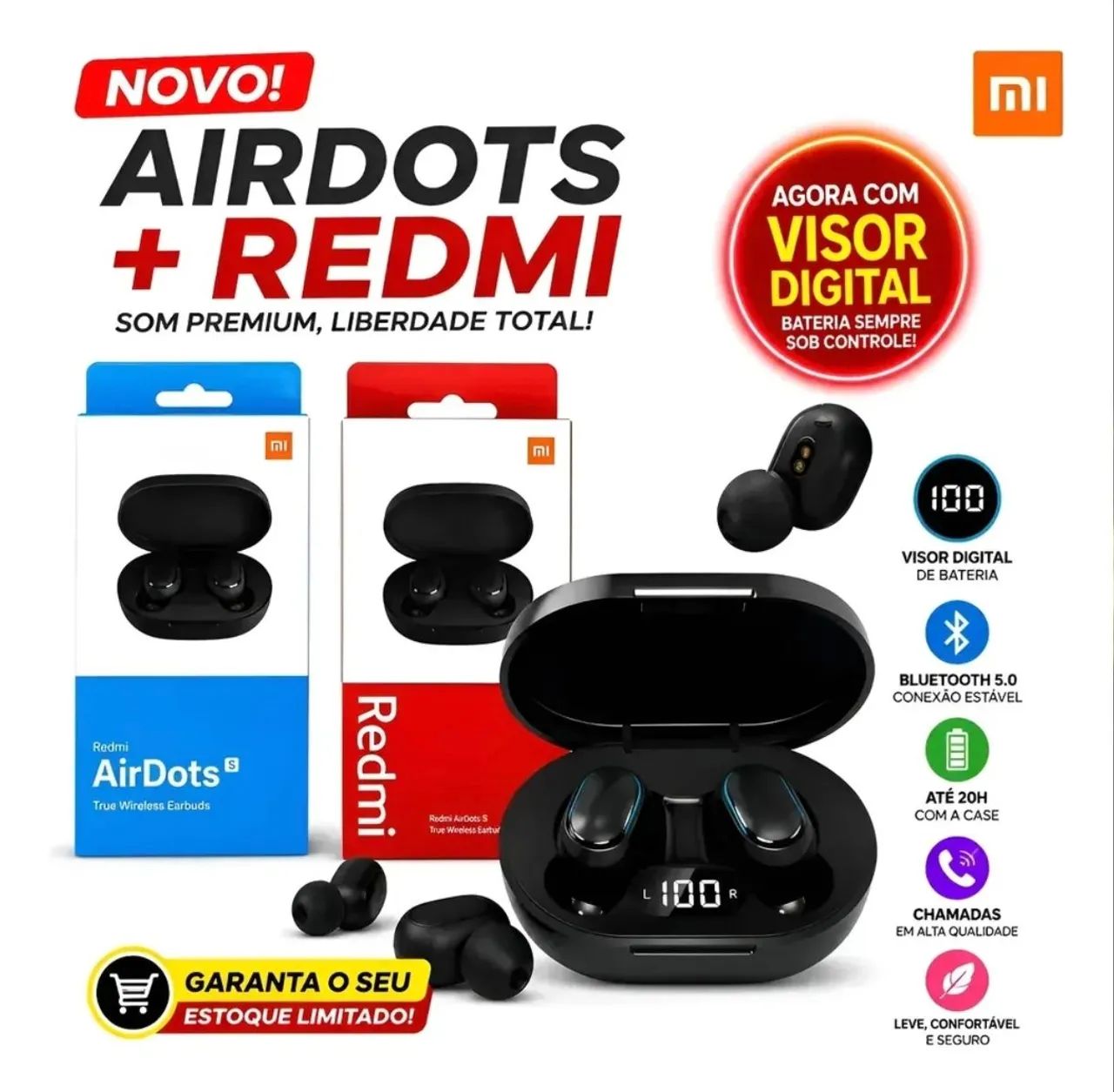 Fone Redmi AirDotspro - Foto 4