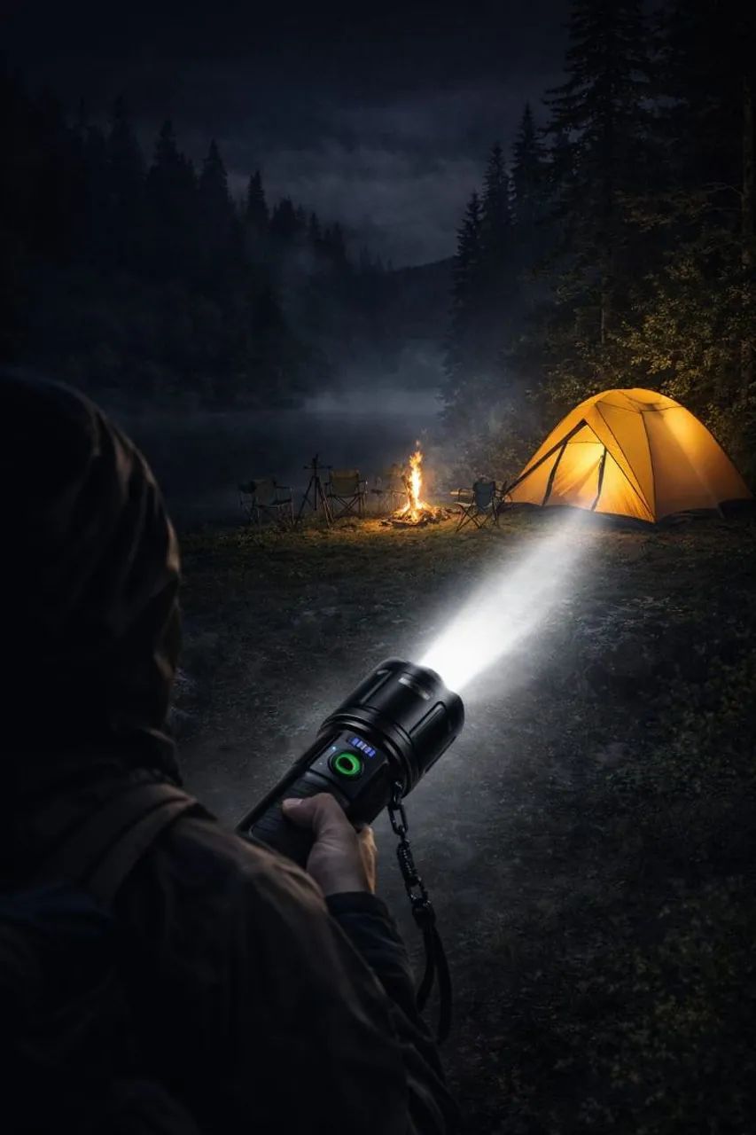 Lanterna pra toda hora de trilha, e camping 