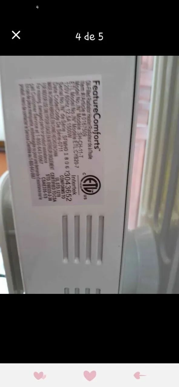 Aquecedor elétrico Novo  - Foto 3
