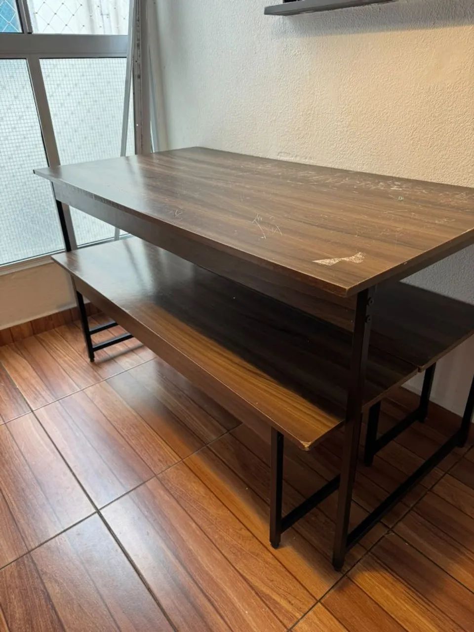 Mesa jantar com 2 bancos - Foto 2