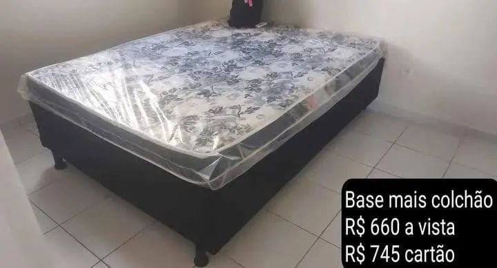 Colchão casal D20+ base casal 