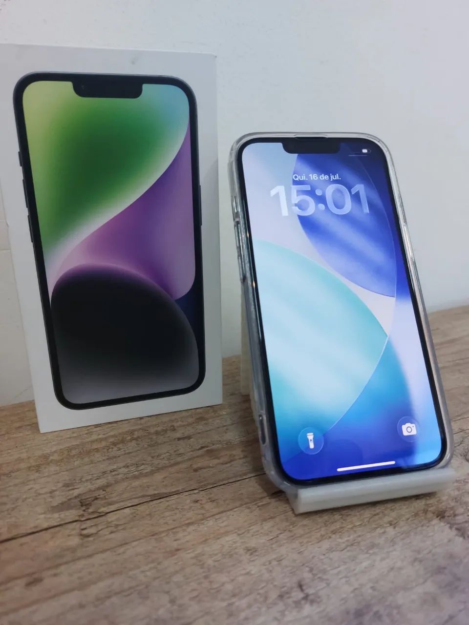 iPhone 14 impecável, saúde da bateria 81% - Foto 3