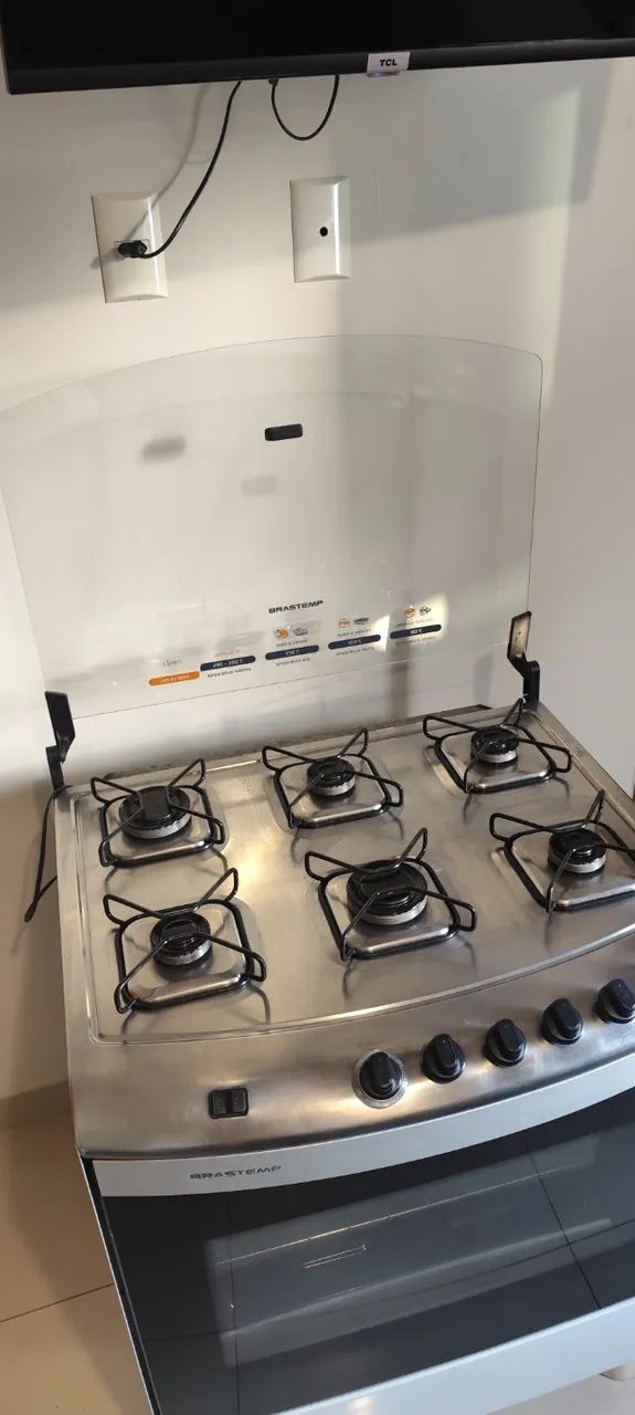 Fogão Brastemp Inox 6 Bocas - Foto 5