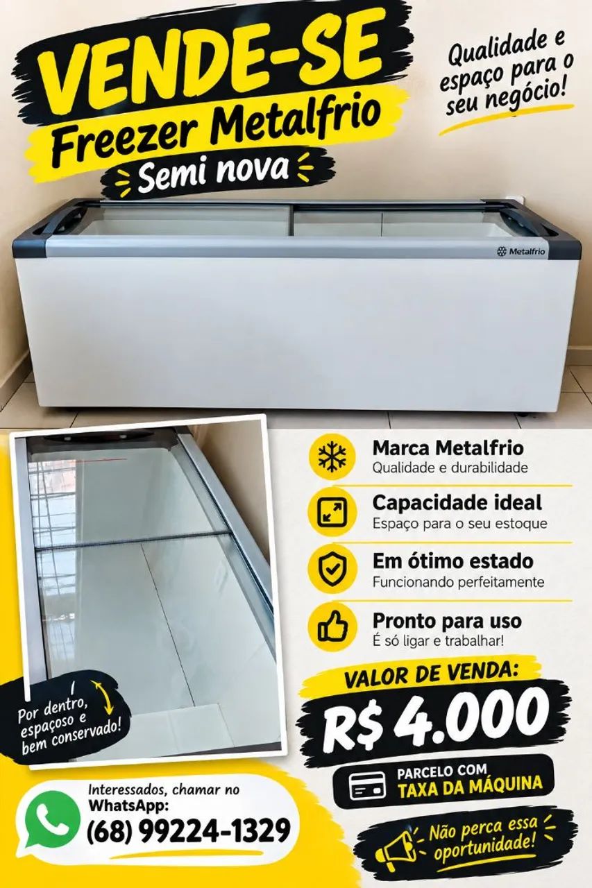 Vende-se uma freezer 