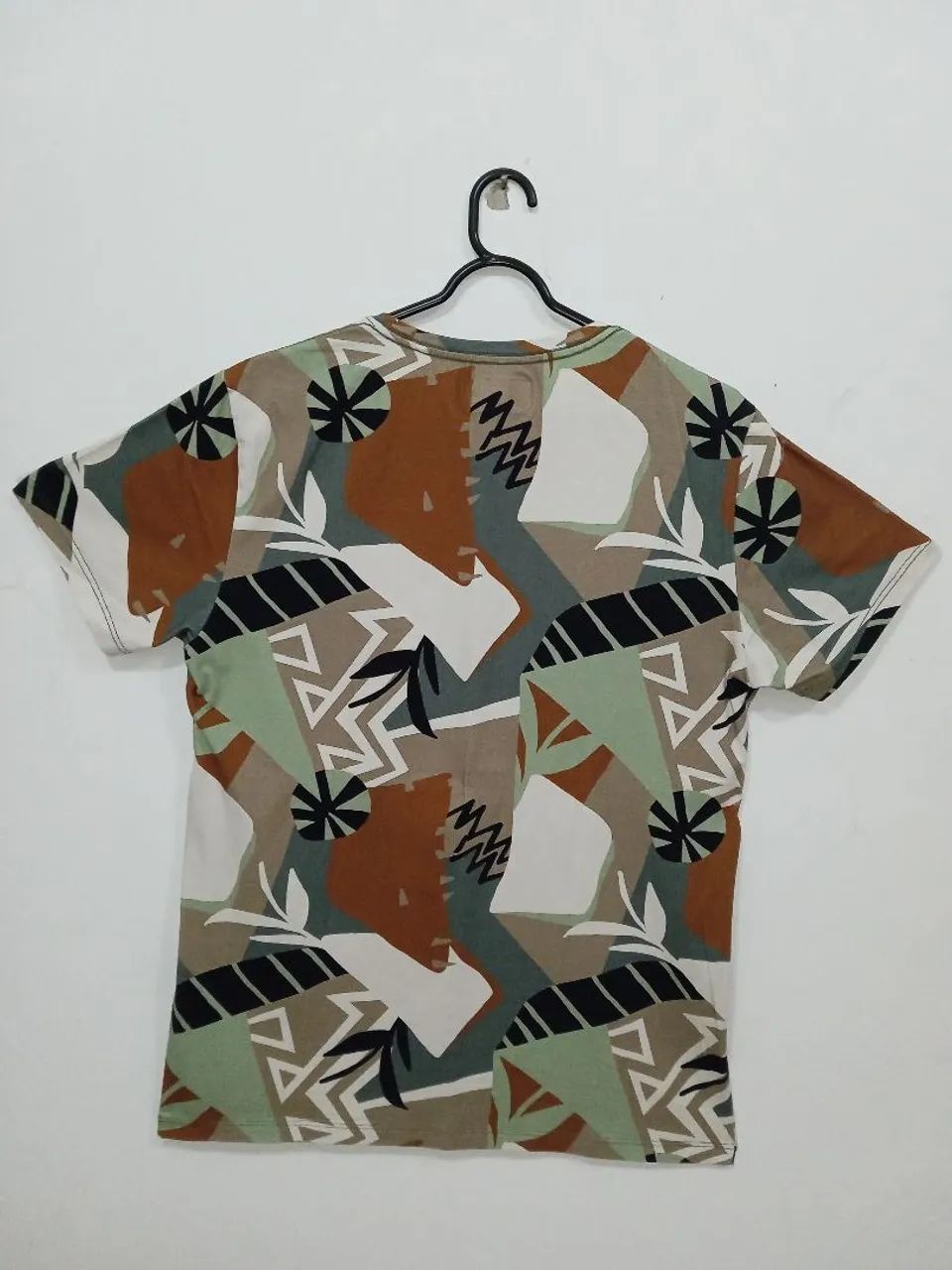 Camisa estampada, Tam:M. - Foto 2