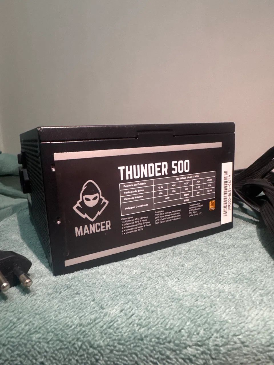 Fonte 500w 80 plus bronze mancer thunder