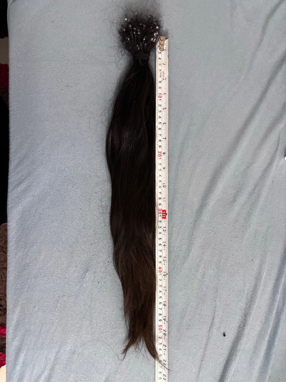 CABELO 90 GRAMAS CASTANHO ESCURO - Foto 2