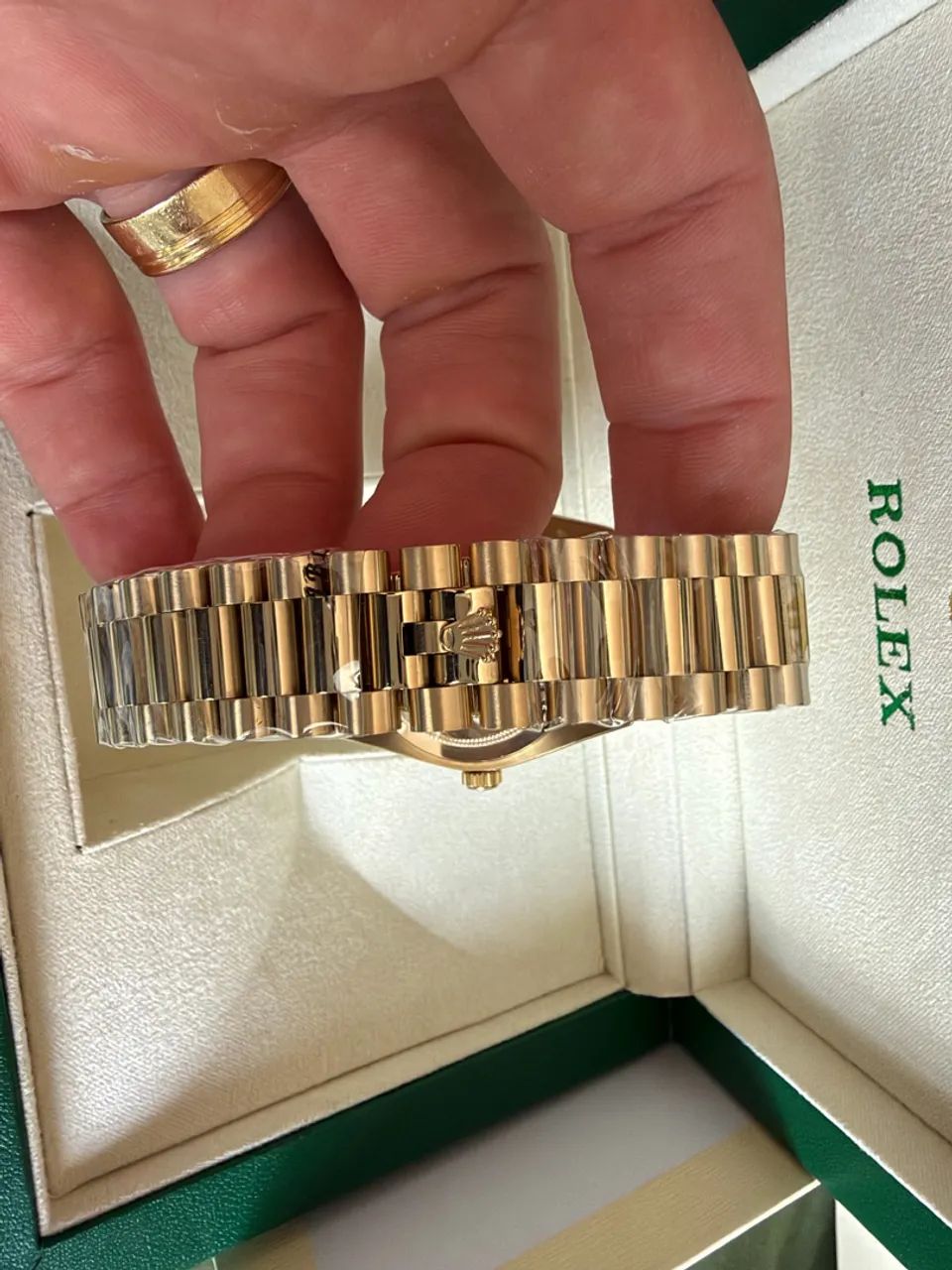 Rolex Day-Date Olive Gree - Full Set - Foto 4