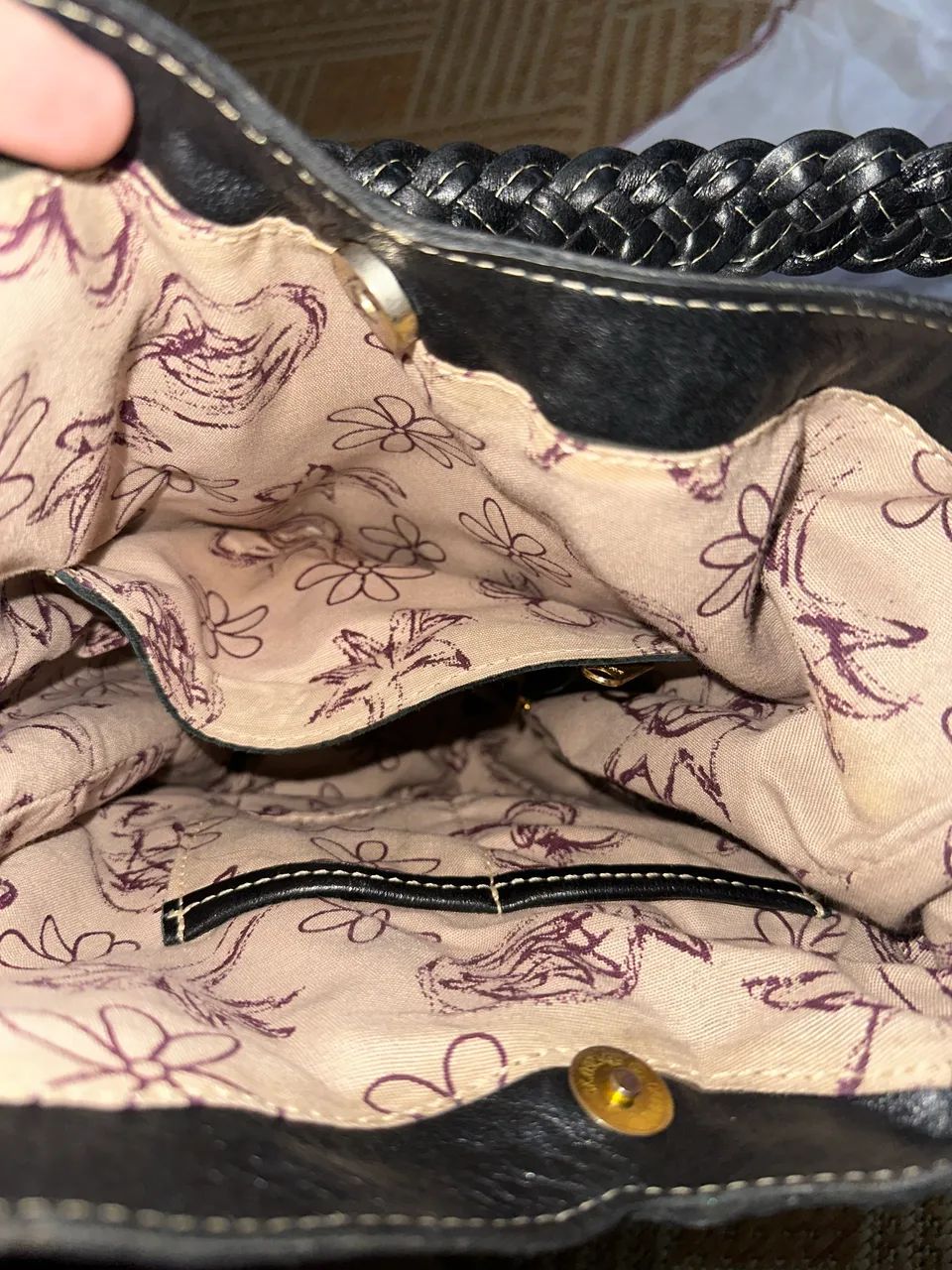 Bolsa Anandra Original em Couro Legítimo Preta - Foto 5