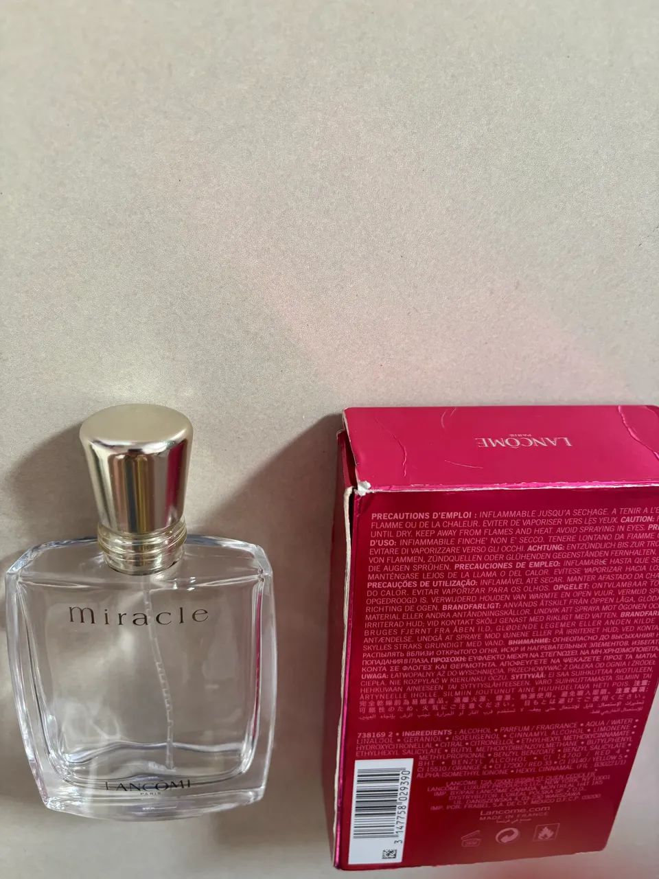 Frasco vazio 50 ml perfume Lancôme original com a caixa - Foto 2