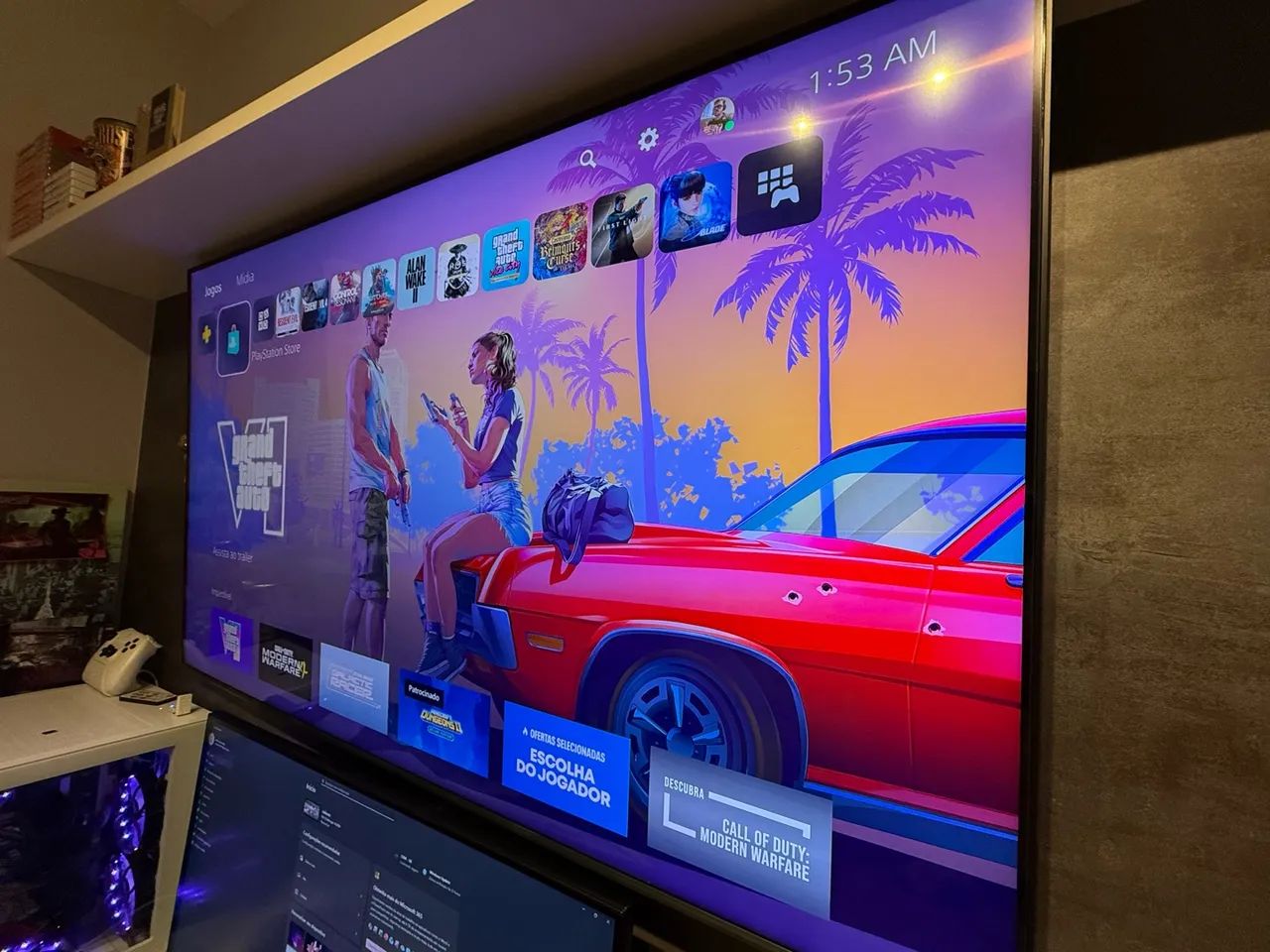 TV QLED SAMSUNG QN55Q60 (impecavel- 55 polegadas) - Foto 2